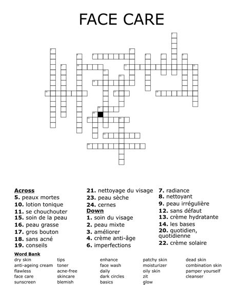 Crossword Clue Answers. . Acne treatment brand crossword